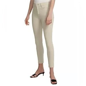 J Brand Women's Alana High Rise Crop Skinny Jeans, Ayekroo, Off White, 25